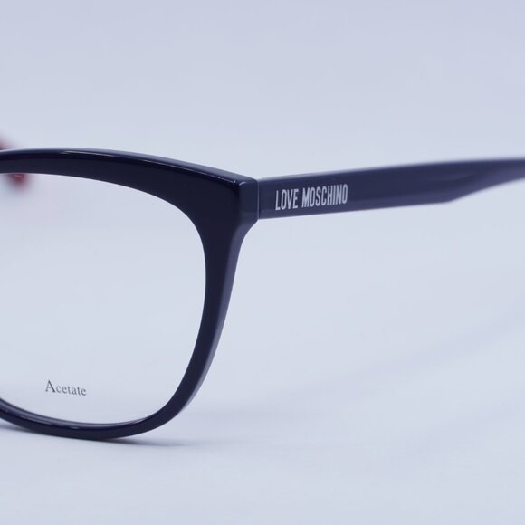 Moschino MOL506 0PJP00 Eyeglasses Blue 56mm Square Frame - Picture 2 of 9